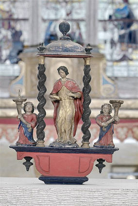 Vue d'ensemble du bâton de procession. © Région Bourgogne-Franche-Comté, Inventaire du patrimoine