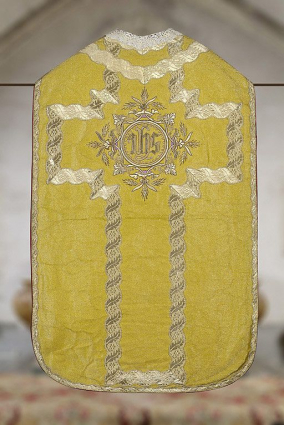 Dos de la chasuble. © Région Bourgogne-Franche-Comté, Inventaire du patrimoine