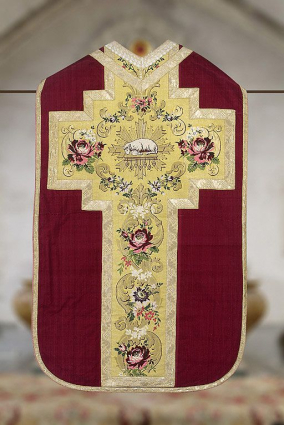 Dos de la chasuble. © Région Bourgogne-Franche-Comté, Inventaire du patrimoine