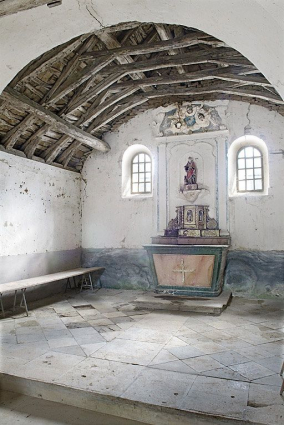 Choeur, vue de trois quarts. © Région Bourgogne-Franche-Comté, Inventaire du patrimoine