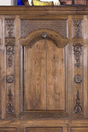 Détail du lambris. © Région Bourgogne-Franche-Comté, Inventaire du patrimoine