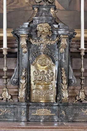 Tabernacle, vue de face. © Région Bourgogne-Franche-Comté, Inventaire du patrimoine
