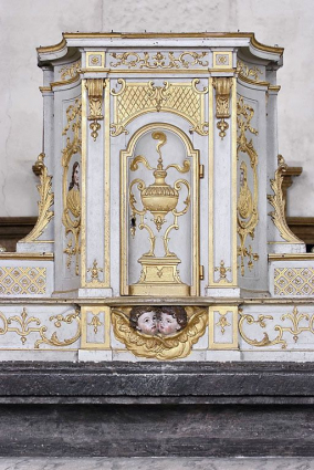 Tabernacle, vue de face. © Région Bourgogne-Franche-Comté, Inventaire du patrimoine
