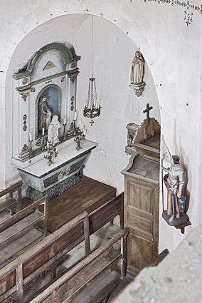 Chapelle droite. © Région Bourgogne-Franche-Comté, Inventaire du patrimoine