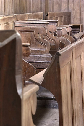 Stalle de célébrant. © Région Bourgogne-Franche-Comté, Inventaire du patrimoine