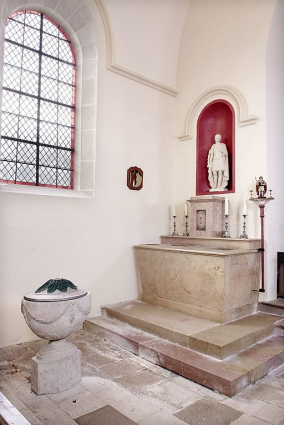 Vue d'ensemble d'un autel secondaire. © Région Bourgogne-Franche-Comté, Inventaire du patrimoine