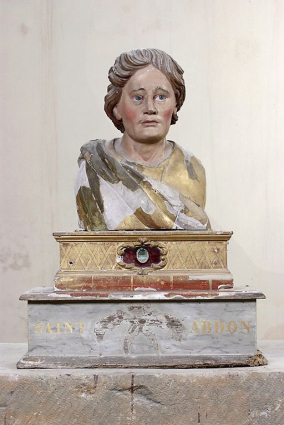 Buste de saint Abdon, vue d'ensemble. © Région Bourgogne-Franche-Comté, Inventaire du patrimoine