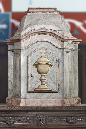 Vue du tabernacle. © Région Bourgogne-Franche-Comté, Inventaire du patrimoine