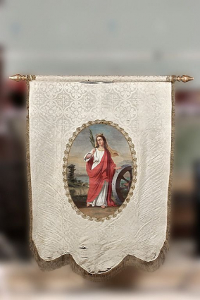 Sainte Catherine d'Alexandrie. © Région Bourgogne-Franche-Comté, Inventaire du patrimoine