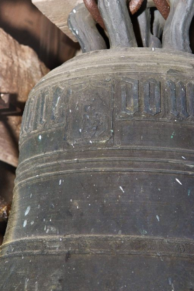 Détail, relief d'applique : saint Michel. © Région Bourgogne-Franche-Comté, Inventaire du patrimoine