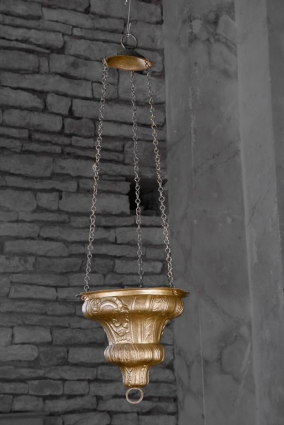 Vue d'ensemble d'une lampe. © Région Bourgogne-Franche-Comté, Inventaire du patrimoine