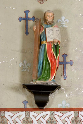 Statue de saint Philippe, vue d'ensemble. © Région Bourgogne-Franche-Comté, Inventaire du patrimoine