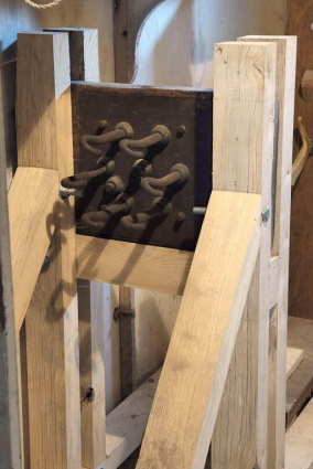 Châssis à corder, détail. © Région Bourgogne-Franche-Comté, Inventaire du patrimoine