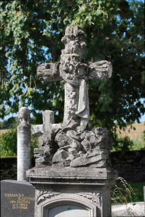 Détail d'une tombe. © Région Bourgogne-Franche-Comté, Inventaire du patrimoine