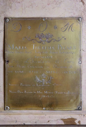 Détail de la plaque commémorative. © Région Bourgogne-Franche-Comté, Inventaire du patrimoine