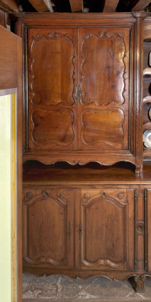 Partie gauche du meuble. © Région Bourgogne-Franche-Comté, Inventaire du patrimoine