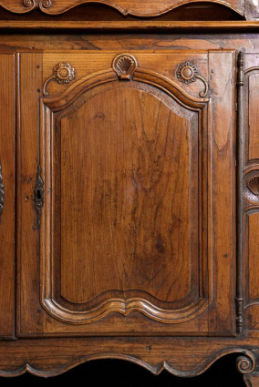 Détail d'un battant. © Région Bourgogne-Franche-Comté, Inventaire du patrimoine