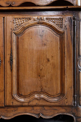 Détail d'un battant. © Région Bourgogne-Franche-Comté, Inventaire du patrimoine