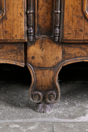 Détail d'un pied. © Région Bourgogne-Franche-Comté, Inventaire du patrimoine