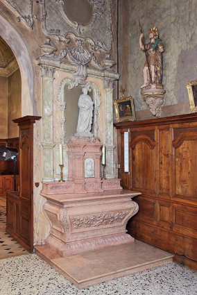 Autel de Saint Joseph, vue d'ensemble. © Région Bourgogne-Franche-Comté, Inventaire du patrimoine