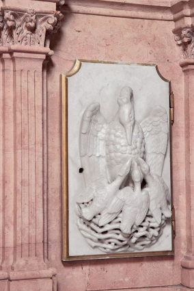 Autel de Saint Joseph, détail du tabernacle. © Région Bourgogne-Franche-Comté, Inventaire du patrimoine