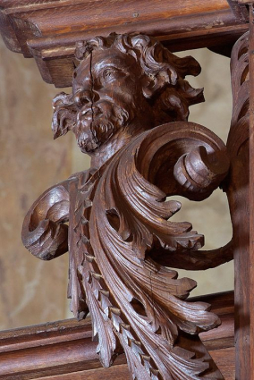 Détail du buffet. © Région Bourgogne-Franche-Comté, Inventaire du patrimoine