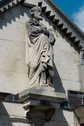 Ancien bâtiment des vieillards, travée centrale : saint Joseph. © Région Bourgogne-Franche-Comté, Inventaire du patrimoine