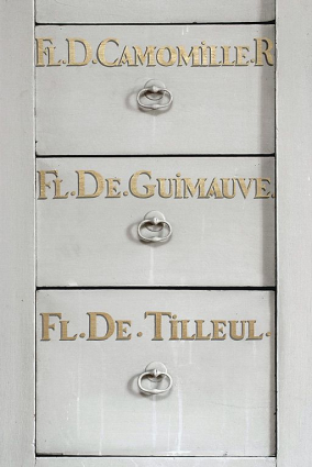 Détail : tiroirs. © Région Bourgogne-Franche-Comté, Inventaire du patrimoine