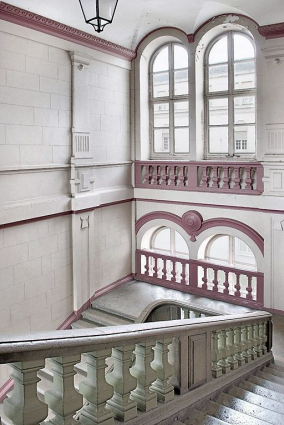 Grand escalier. © Région Bourgogne-Franche-Comté, Inventaire du patrimoine