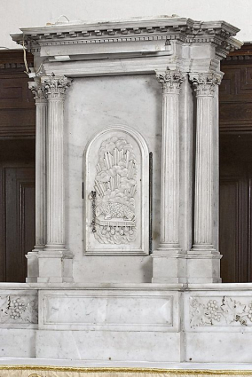 Vue du tabernacle. © Région Bourgogne-Franche-Comté, Inventaire du patrimoine