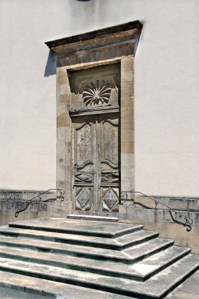 Porte de la chapelle. © Région Bourgogne-Franche-Comté, Inventaire du patrimoine
