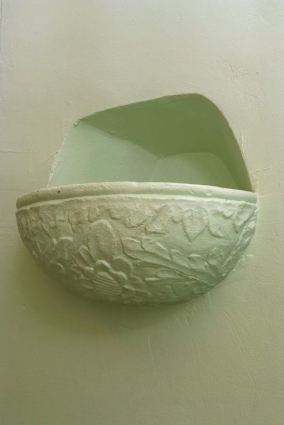 Bénitier de l'ancienne chapelle. © Région Bourgogne-Franche-Comté, Inventaire du patrimoine