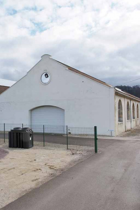 Mur-pignon nord du vaisseau ouest. © Région Bourgogne-Franche-Comté, Inventaire du patrimoine