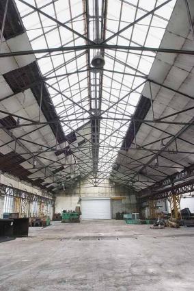 Intérieur du vaisseau ouest, vue prise du sud. © Région Bourgogne-Franche-Comté, Inventaire du patrimoine