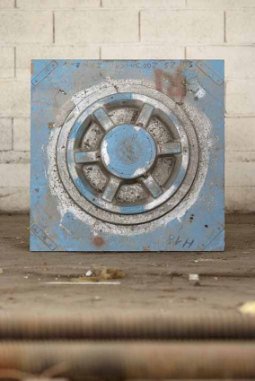 Matrice en bois pour confection de moule en sable pour couler les pièces de fonderie. © Région Bourgogne-Franche-Comté, Inventaire du patrimoine