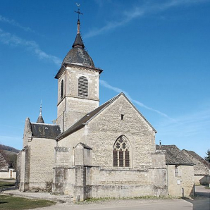 Clocher et chevet. © Région Bourgogne-Franche-Comté, Inventaire du patrimoine