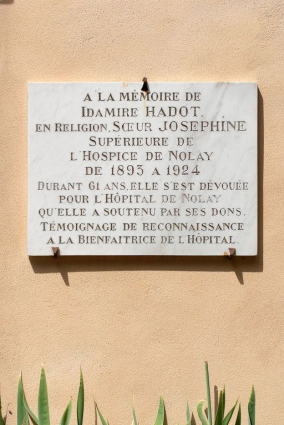 Plaque commémorative de soeur Joséphine. © Région Bourgogne-Franche-Comté, Inventaire du patrimoine