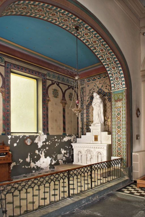 Chapelle, vue de la chapelle latérale gauche. © Région Bourgogne-Franche-Comté, Inventaire du patrimoine