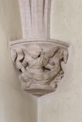 Culot de l'oratoire : ange de saint Matthieu. © Région Bourgogne-Franche-Comté, Inventaire du patrimoine