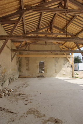 Hangar, vue intérieure. © Région Bourgogne-Franche-Comté, Inventaire du patrimoine