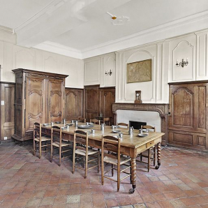 Réfectoire des soeurs. © Région Bourgogne-Franche-Comté, Inventaire du patrimoine