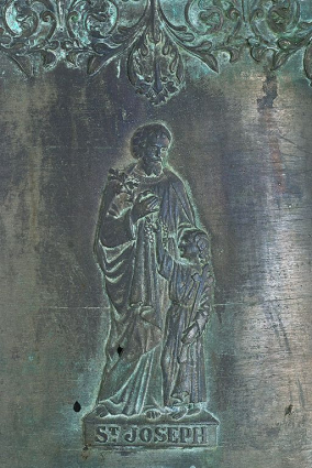 Détail : saint Joseph. © Région Bourgogne-Franche-Comté, Inventaire du patrimoine