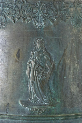 Détail : sainte Elisabeth. © Région Bourgogne-Franche-Comté, Inventaire du patrimoine