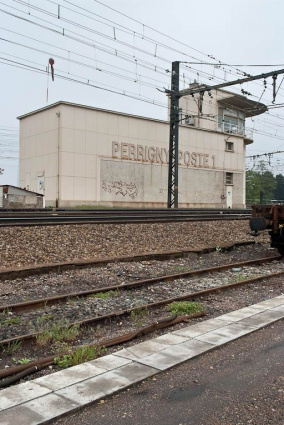 Vue des élévations sud et est depuis la voie 3 Belfort. © Région Bourgogne-Franche-Comté, Inventaire du patrimoine