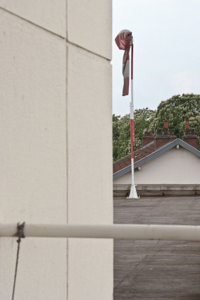 Manche à air sur la terrasse du poste. © Région Bourgogne-Franche-Comté, Inventaire du patrimoine