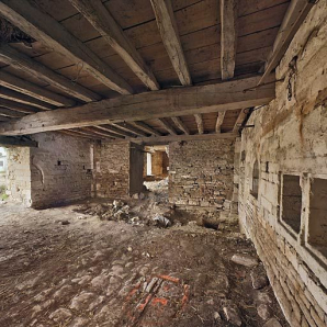 Ancienne chapelle : pièce donnant côté cour. © Région Bourgogne-Franche-Comté, Inventaire du patrimoine