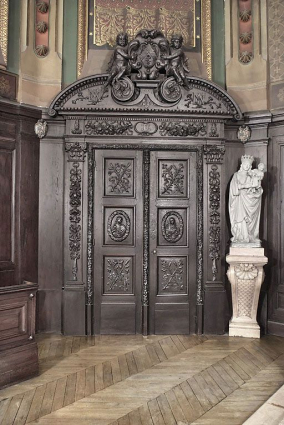 Porte gauche. © Région Bourgogne-Franche-Comté, Inventaire du patrimoine