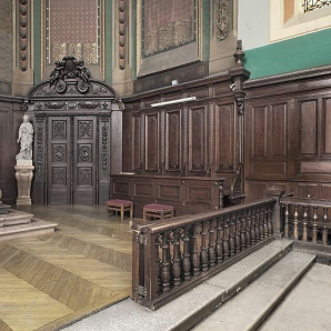 Clôture de choeur, partie droite. © Région Bourgogne-Franche-Comté, Inventaire du patrimoine