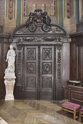 Porte droite. © Région Bourgogne-Franche-Comté, Inventaire du patrimoine