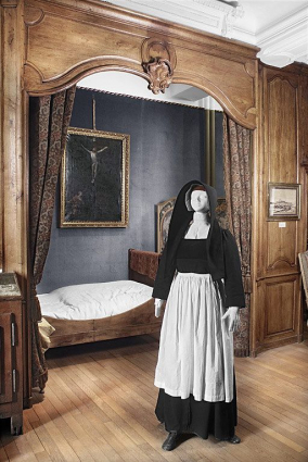 Chambre dite de la Maîtresse. © Région Bourgogne-Franche-Comté, Inventaire du patrimoine